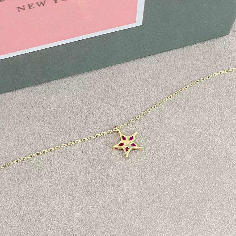kate spade Five Point Star Rhinestone Necklace - Picture 3 of 6